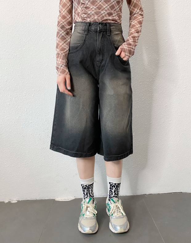 Black Skater Shorts #250325
